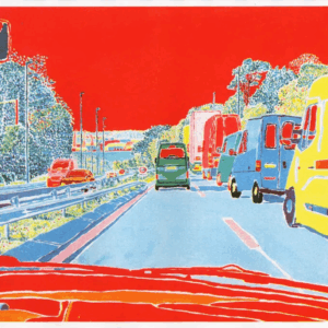 Bouchons après Roc'h Kerezen (sortie 71)